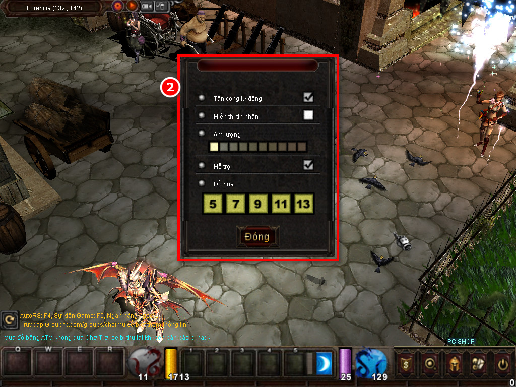 Chức năng chính của Game MU Đấu Trường